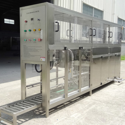 comprar PLC automático máquina de enchimento da água de 20 litros, máquina de engarrafamento 150BPH da água mineral online manufacture
