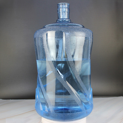 comprar PC durável livre de BPA cor azul transparente da garrafa de água de 5 galões online manufacture