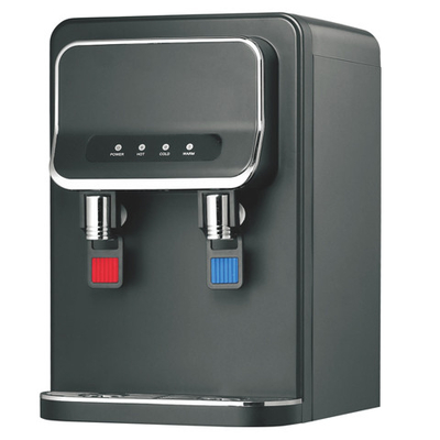Dispensador de água de refrigeração de balcão Dispensador de água Compressor Refrigerador Dispensador de água com temperatura de água ajustável, água fria e água quente Dispensador de água disponível, Dispensador de água para casa