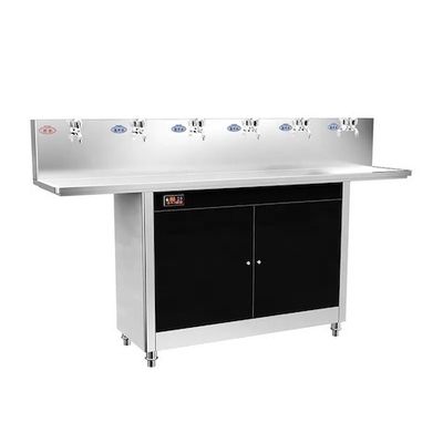 Tipo automático do refrigerador comercial de aço inoxidável POU dos purificador da água