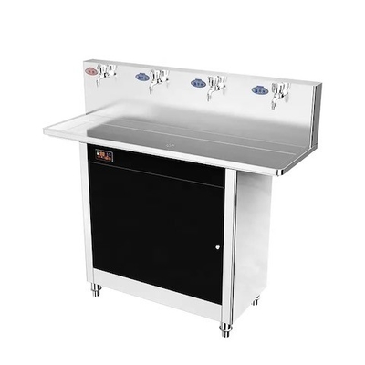 Refrigerador de água 35L de aço inoxidável automático, distribuidor da água de Pou com 4 torneiras